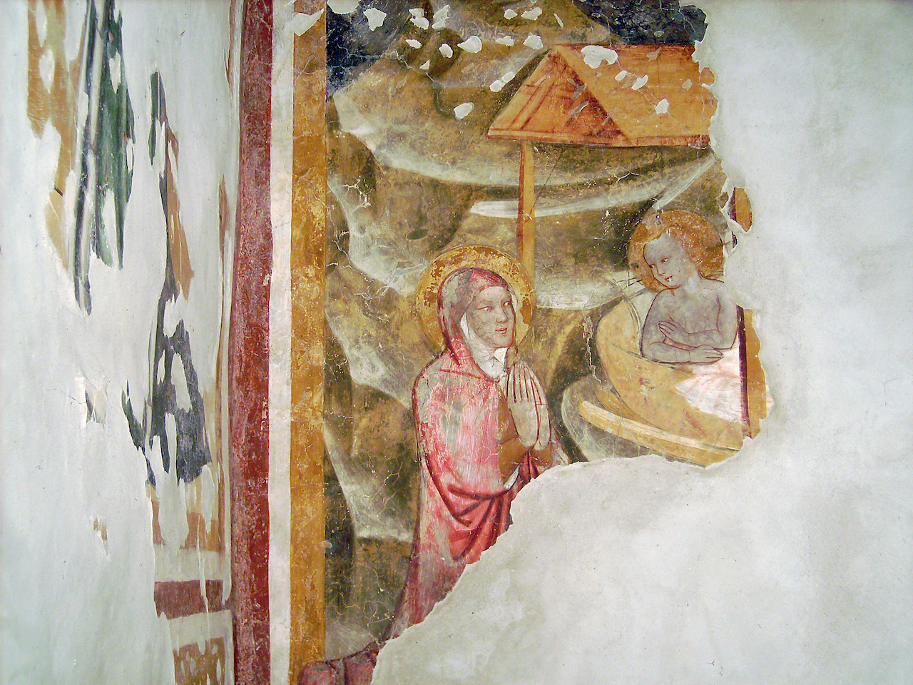 Santa Maria in Vineis raffigurazione della natività di Gesù
