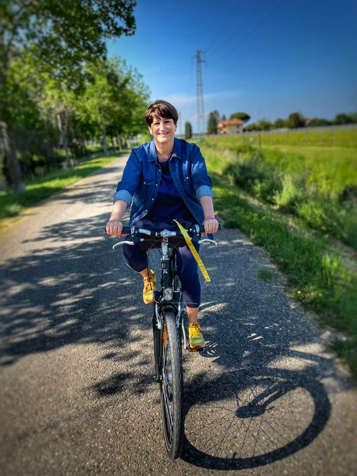 In bici!