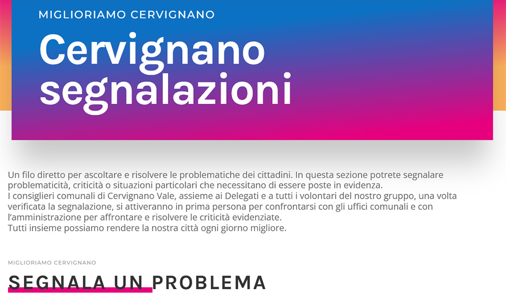 Segnalazioni